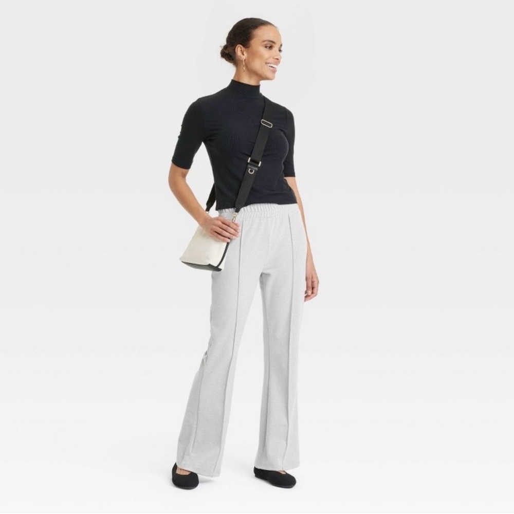A New Day NWT Cozy High-Rise Wide Leg Sweater Pants - Medium